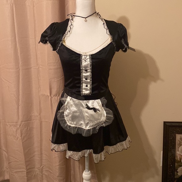 French Maid Sexy Halloween Costume by Lip Service - Picture 2 of 6